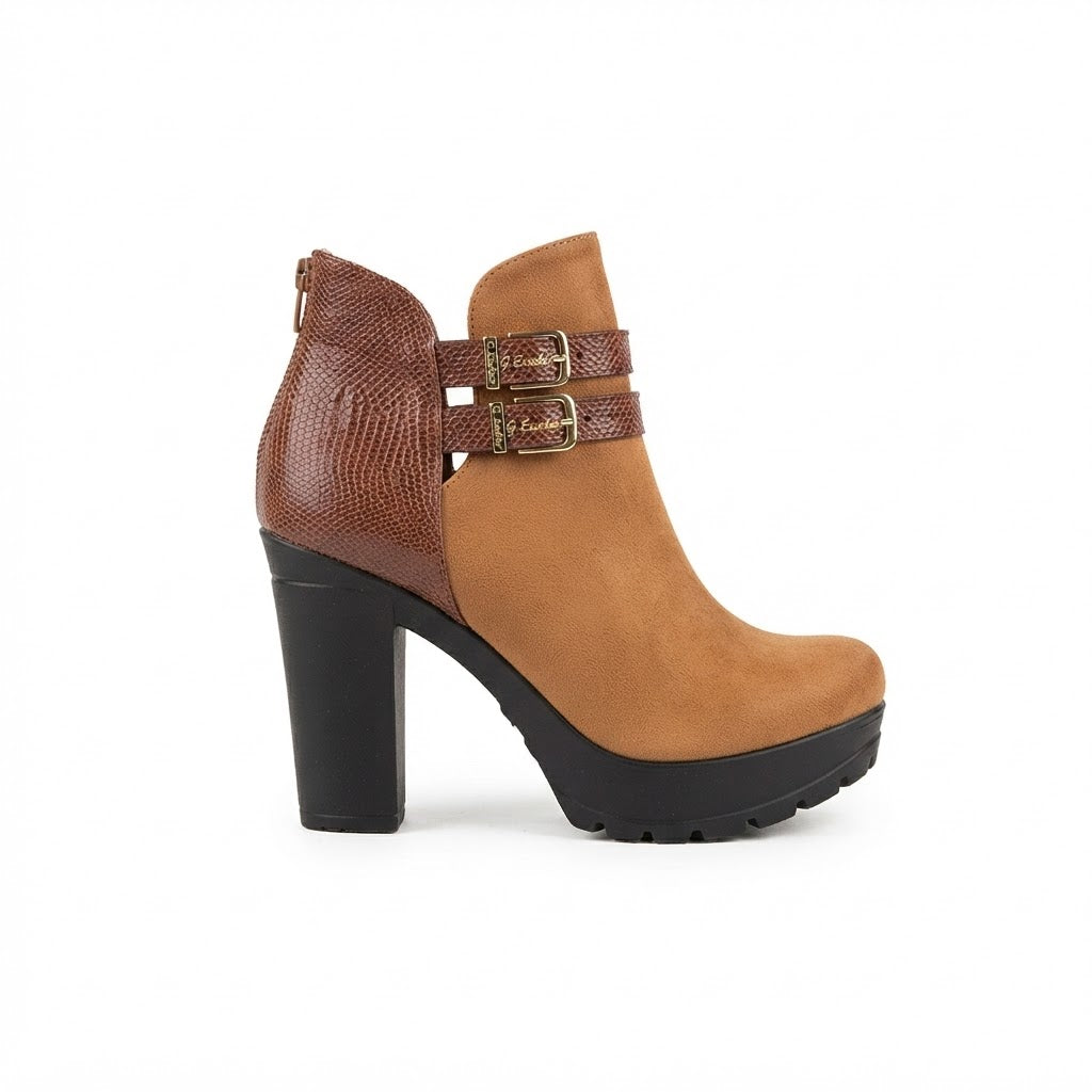 ZAPATO CARAMELO MUJER 0544