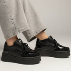 ZAPATILLA NEGRA MUJER 0468