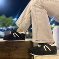 ZAPATILLA NEGRA MUJER 0467