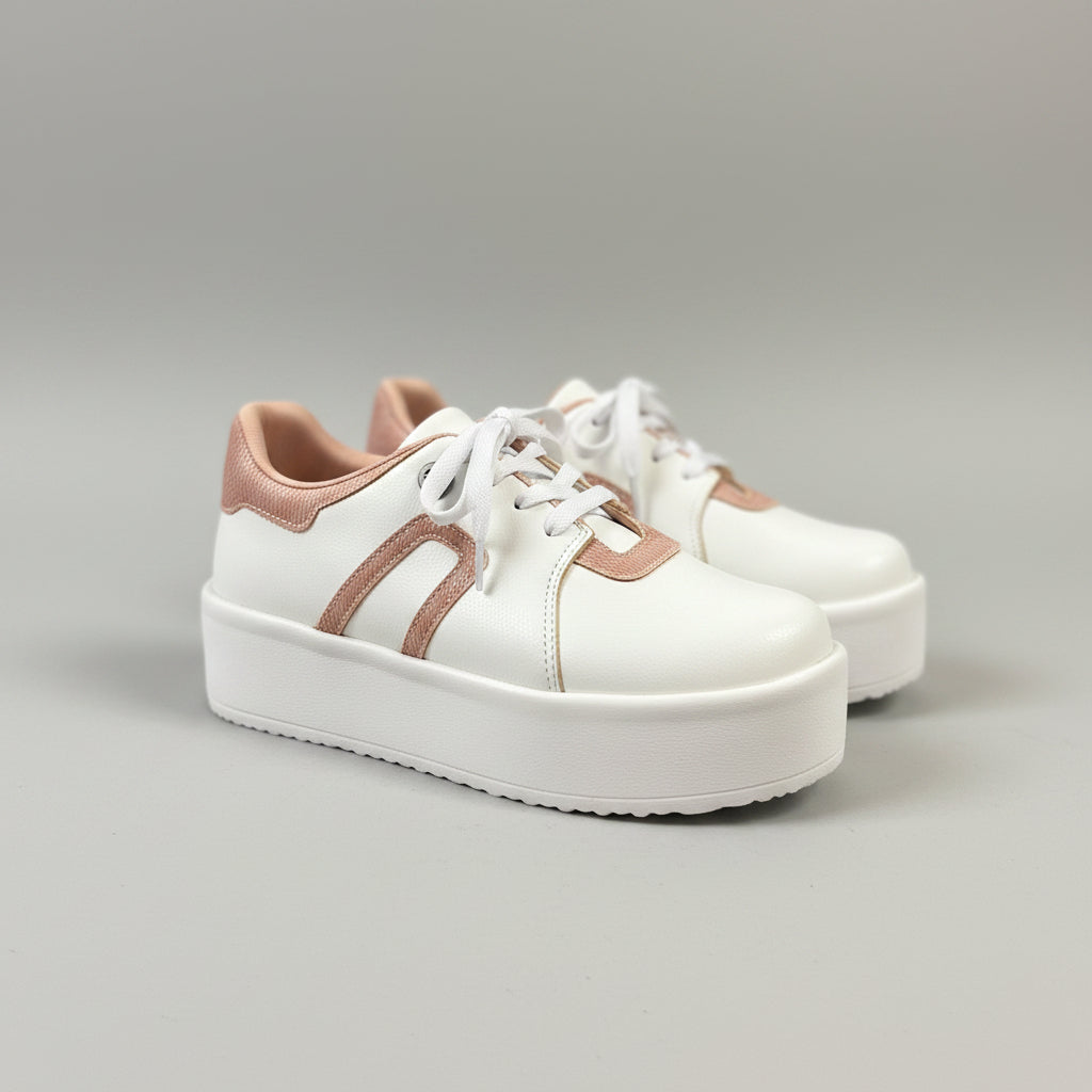 ZAPATILLA BLANCA MUJER 0466