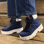 BOTIN AZUL MUJER 0418