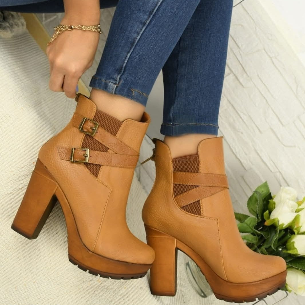 BOTIN CARAMELO MUJER 0400