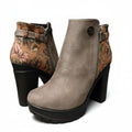 BOTIN BEIGE OSCURO MUJER 0457