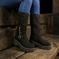 BOTA NEGRA MUJER 0448